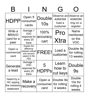 #1 Customer Service Retailer in the World Bingo Card