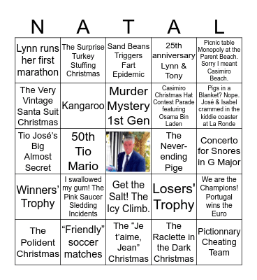 Bingo Casimiro Bingo Card