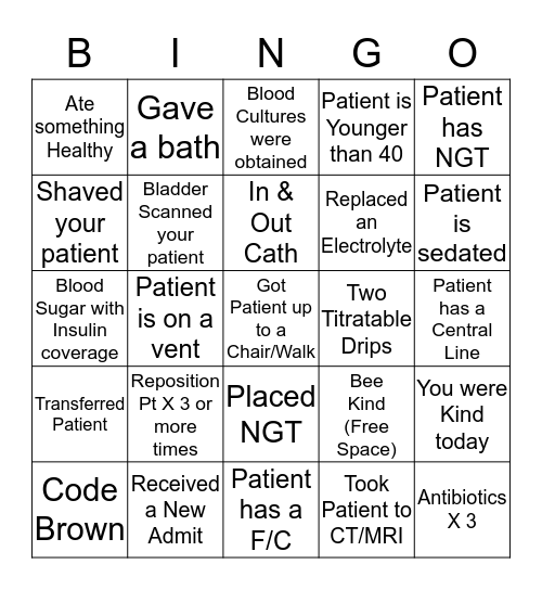 Kindness To Ourself Kickoff!! Bingo Card