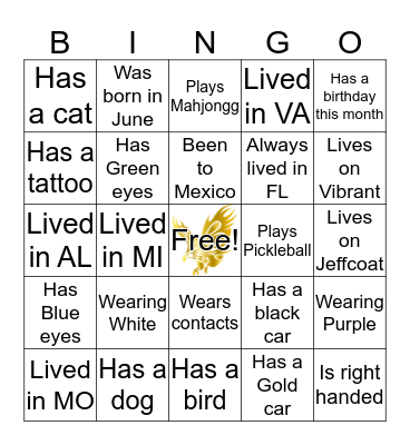 Sheagles Bingo Card
