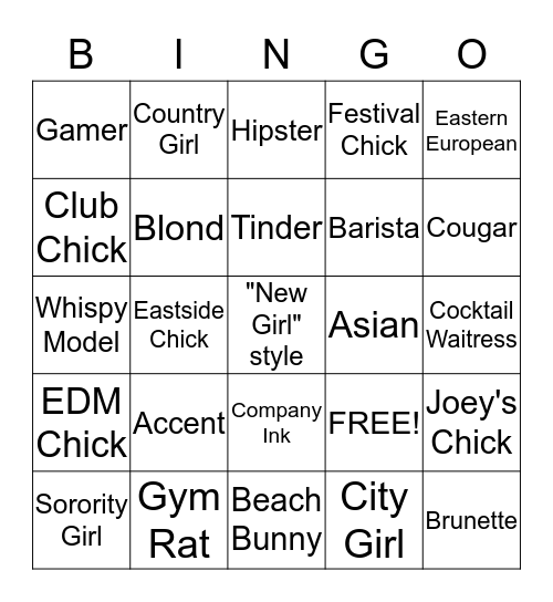 SUMMER BINGO Card