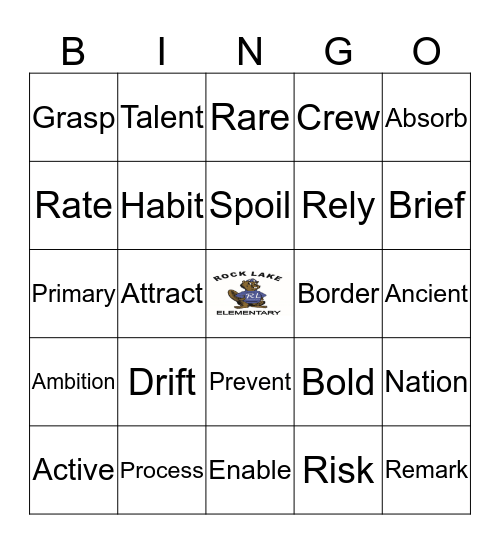 Vocab Bingo Card