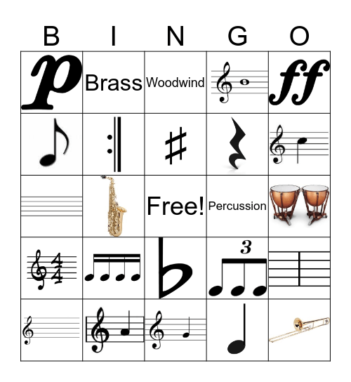 4th Grade Bingo Card