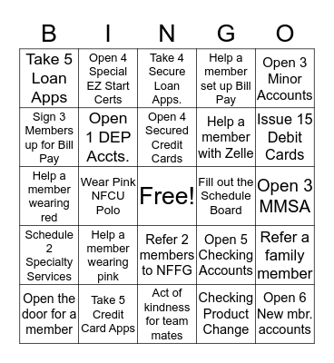 FEBRUARY BINGO BONANZA Bingo Card