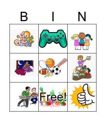 RESOLUTIONS! Bingo Card