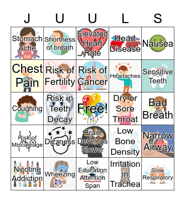 Juuls Bingo Card