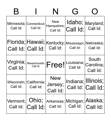 Conquer Bingo Card