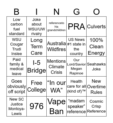 SOTS Bingo Card