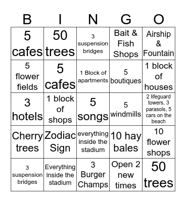 WIO Bingo Card