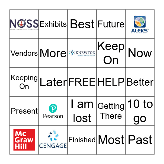 SOUNDS OF SUCCESS BINGO Card