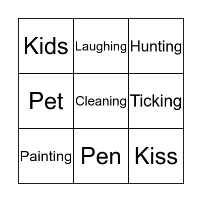 P2/1 Bingo Card