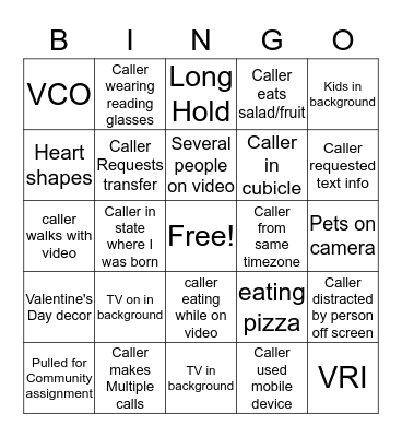 NewCo Interpreting Bingo Card