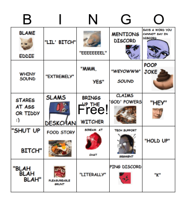 Moon2Bingo Card