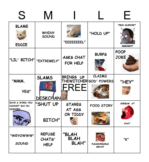 Moon2Bingo Card