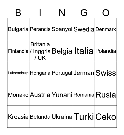 BIRENEtian Bingo Card