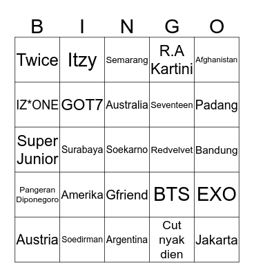 Bingo with cicicuit Bingo Card