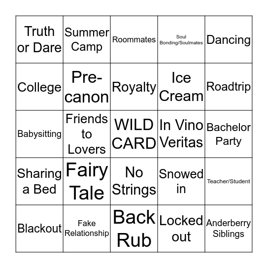 [url] Bingo Card