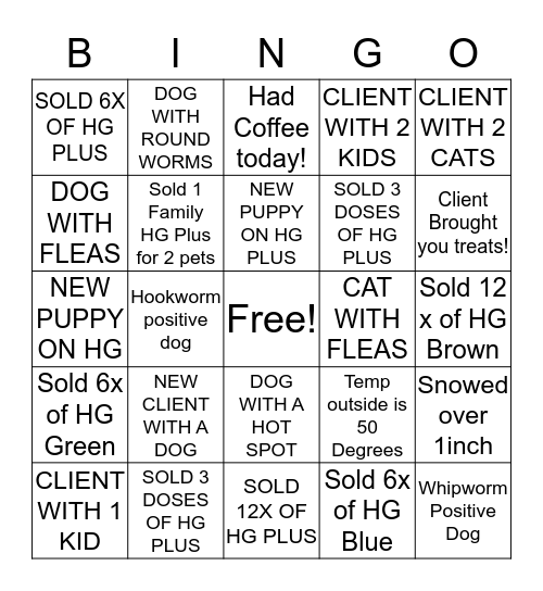 BI-Stock the Breakroom Bingo  Bingo Card
