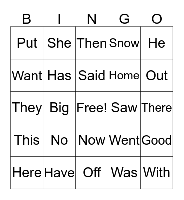 Sky The Amazing Reader Bingo Card