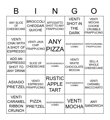 BINGO UPSELLING EXTRAVAGANZA Bingo Card