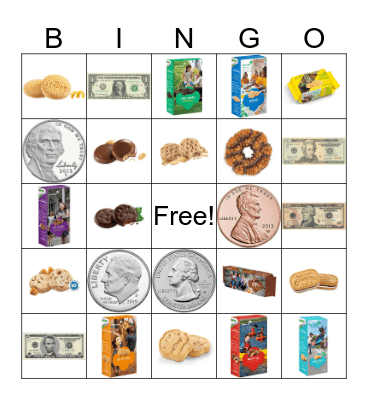 Girl Scout Bingo Card