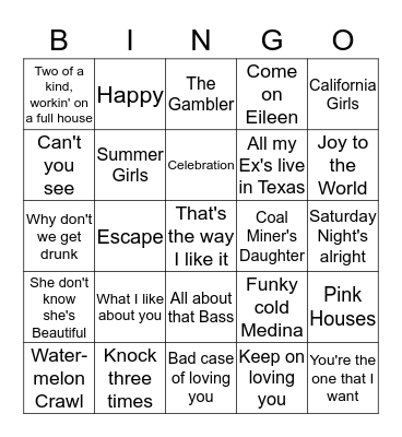 LET'S GET READY TO BINGO Card
