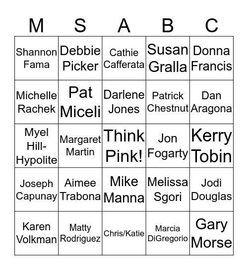 Recruiter Bingo! Bingo Card