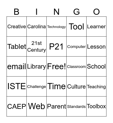 Chapter One Review Bingo Card