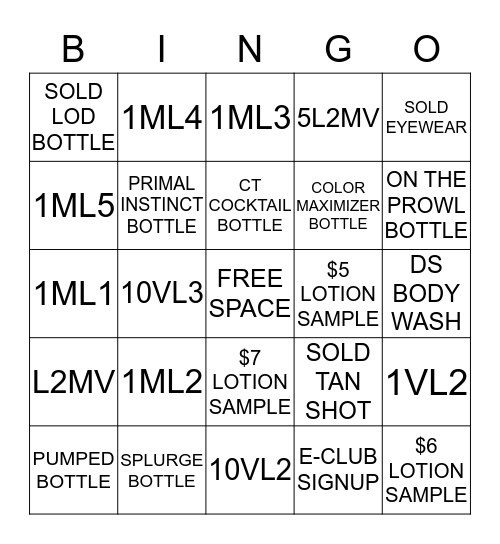 June BINGO! Bingo Card