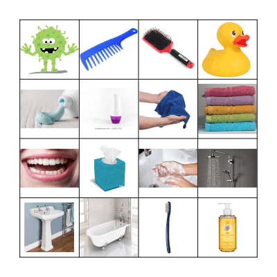 KEEP CLEAN! Bingo Card