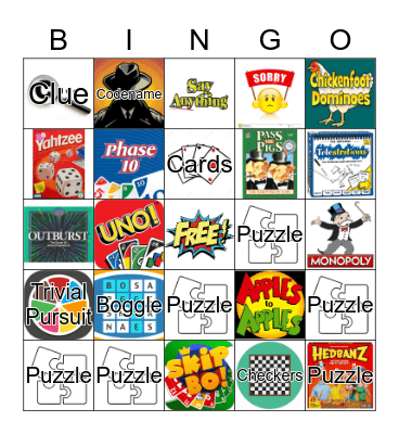 Sight Words Bingo Card