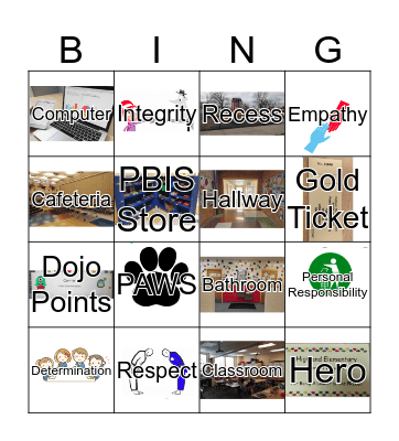 Highland Bingo Card