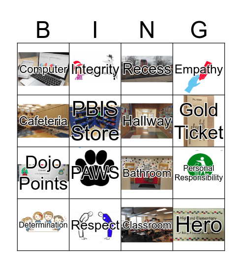 Highland Bingo Card