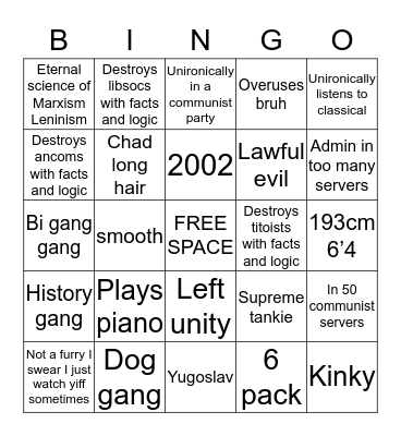 how similar are we?? ULTIMATE MakroniX bingo Card