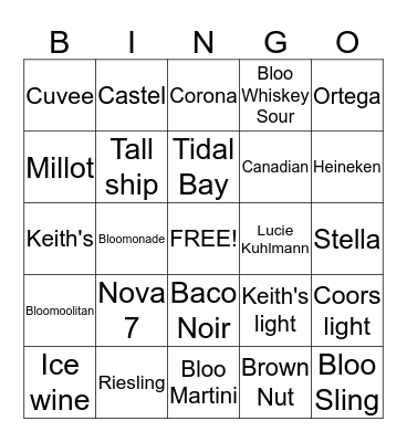 BTB Bingo Card