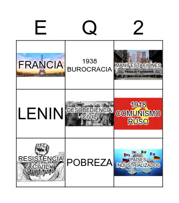 SINDICATOS Bingo Card