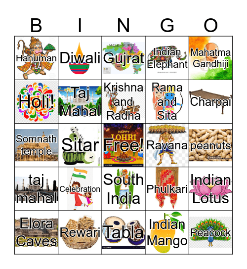 lohri BINGO!!! Bingo Card