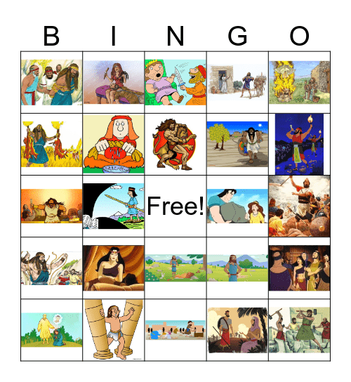 Samson & Judges Bingo Card