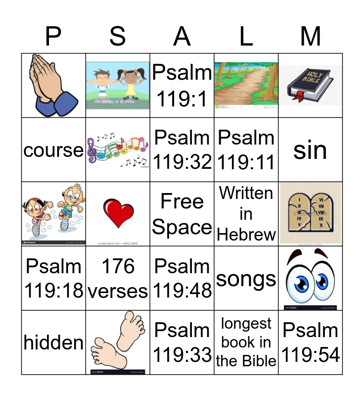 psalm-119-bingo-card