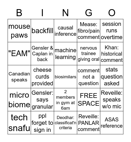 SPARTAN Bingo 2020 Bingo Card