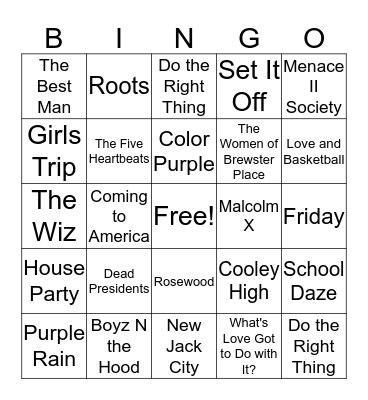 Give Me Your Black Card Bingo Card