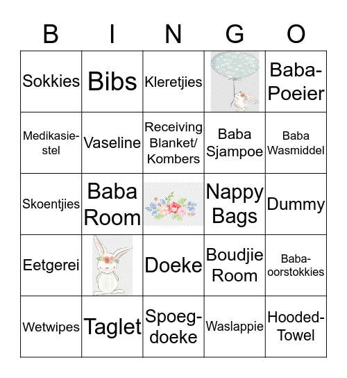 Bianca-Se-Ooievaars Bingo Card