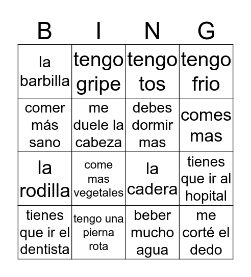 Viva 3 Module 3 Bingo Card