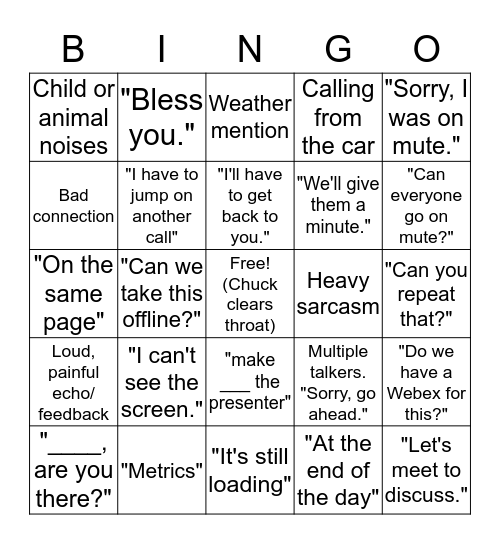 Procurri Bingo Card