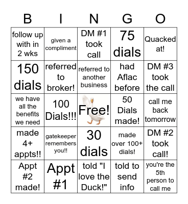 Ontario Reign Phone Blitz Bingo! Bingo Card