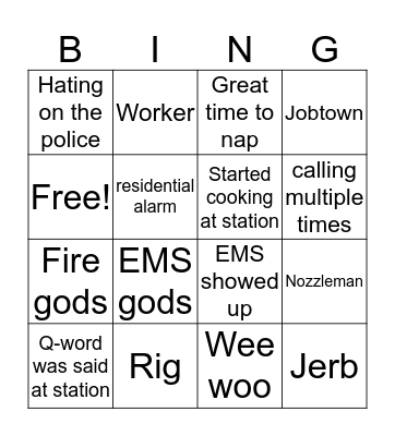 Rianne Bingo Card