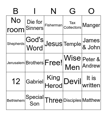 Review Bingo Y2Q4 God Protects & Restores Bingo Card