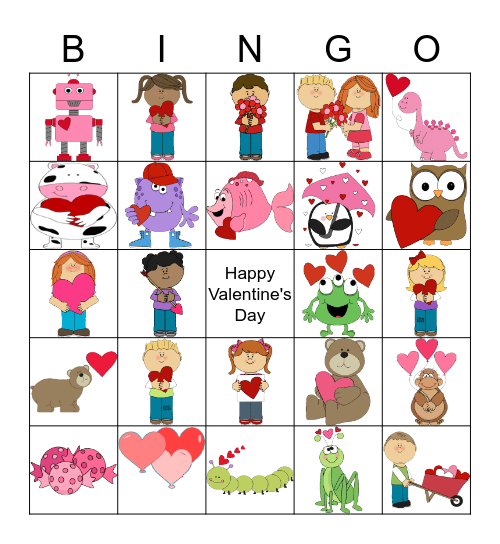 Valentine Bingo Card