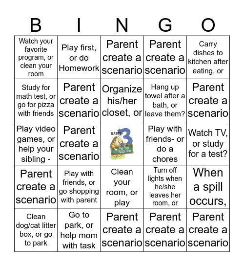 Leader In Me Habit 3 Bingo Card