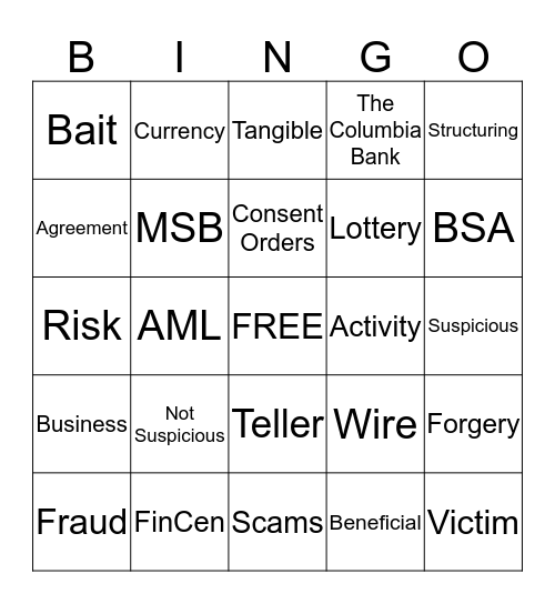 BSA BINGO Card